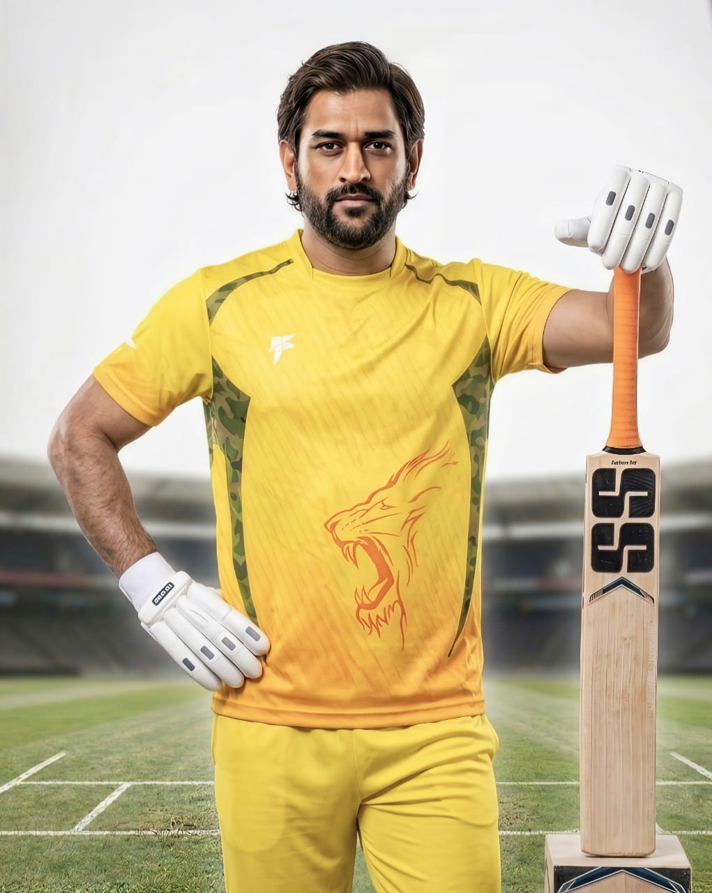 Chennai Cricket Fan T-Shirt 2026 | Yellow IPL Style Jersey, Dry Fit Sports T-Shirt for Men, Breathable Gym & Match Wear – Dryfyt