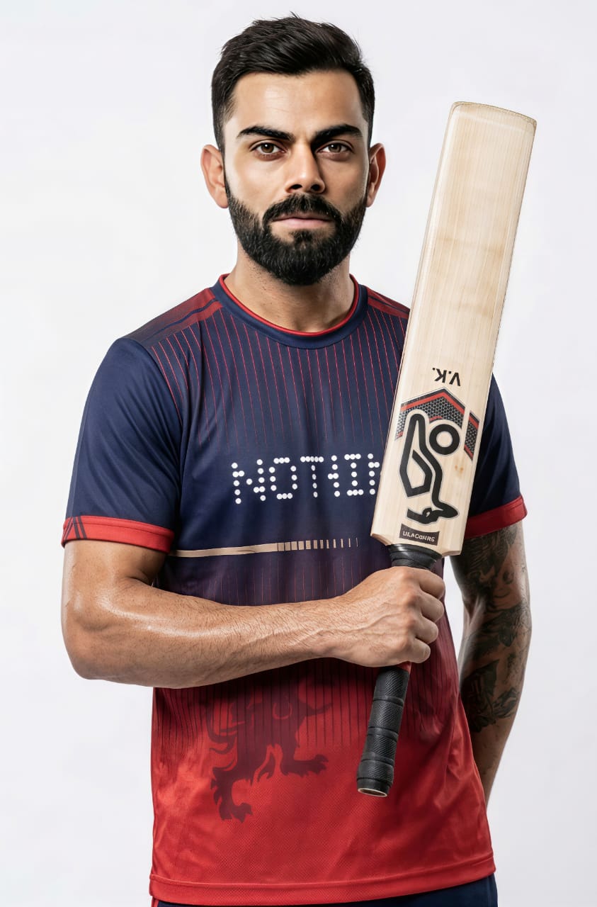 Virat Kohli 18 Bangalore Cricket Dhoni 7 king Rohit 45 New Jersey 2026 Cotton Blend Tshirt (Men's) 2026
