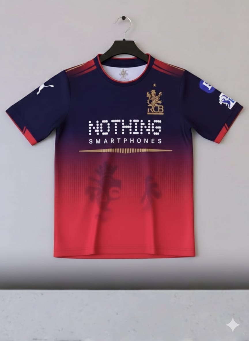 Virat Kohli 18 Bangalore Cricket Dhoni 7 king Rohit 45 New Jersey 2026 Cotton Blend Tshirt (Men's) 2026